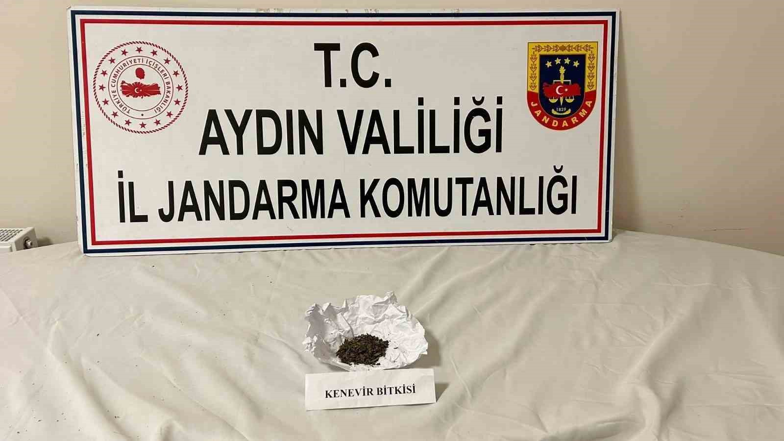 Aydın jandarmasından uyuşturucu operasyonu
