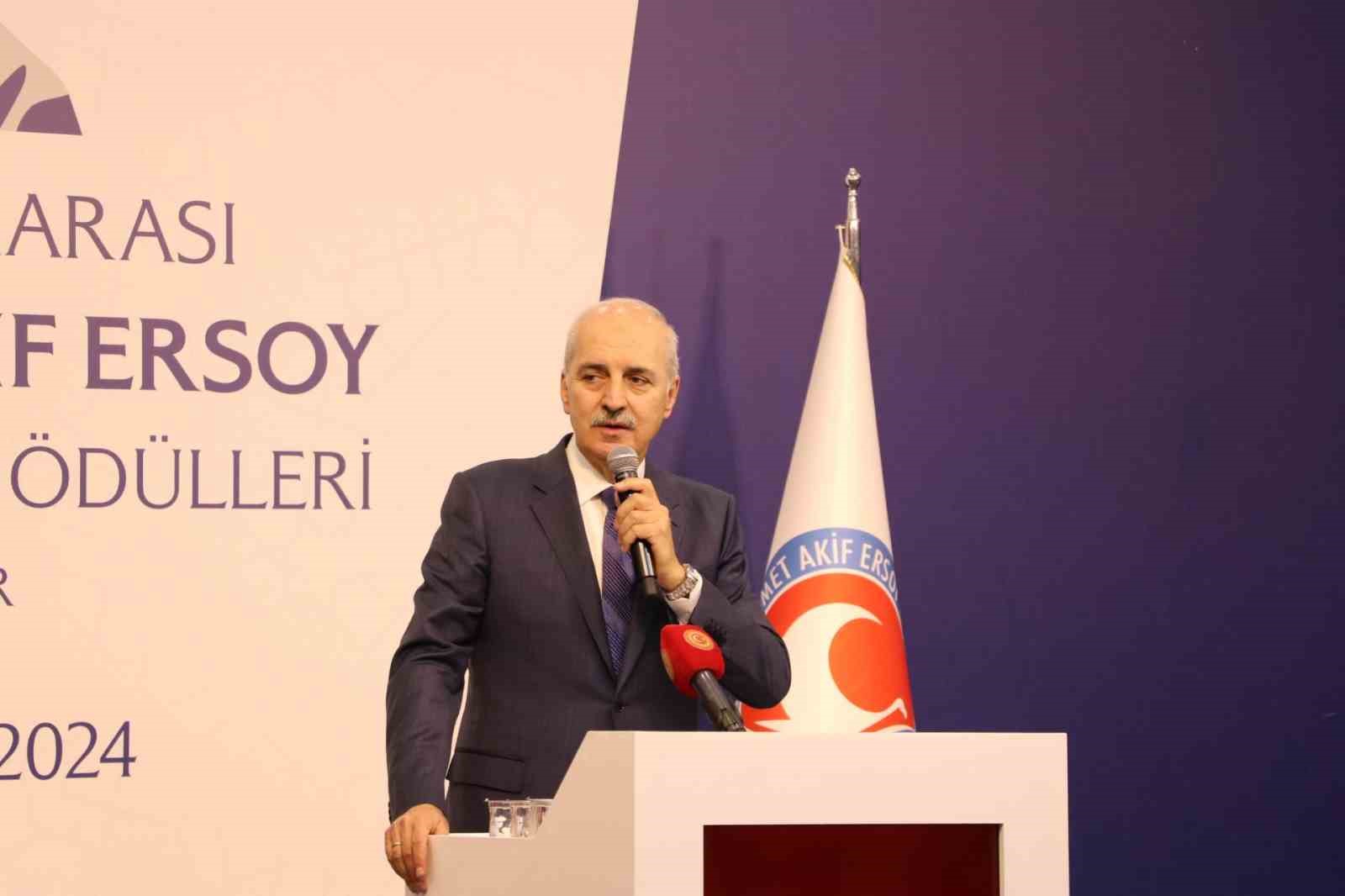 TBMM Başkanı Numan Kurtulmuş:  İsrail’in BM üyeliği askıya alınmalıdır 
