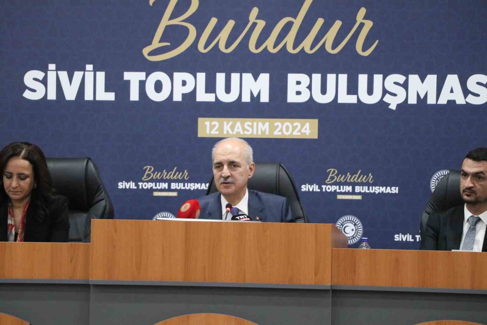 TBMM Başkanı Numan Kurtulmuş:  Türkiye artık kendi eksenini tahkim ediyor 
