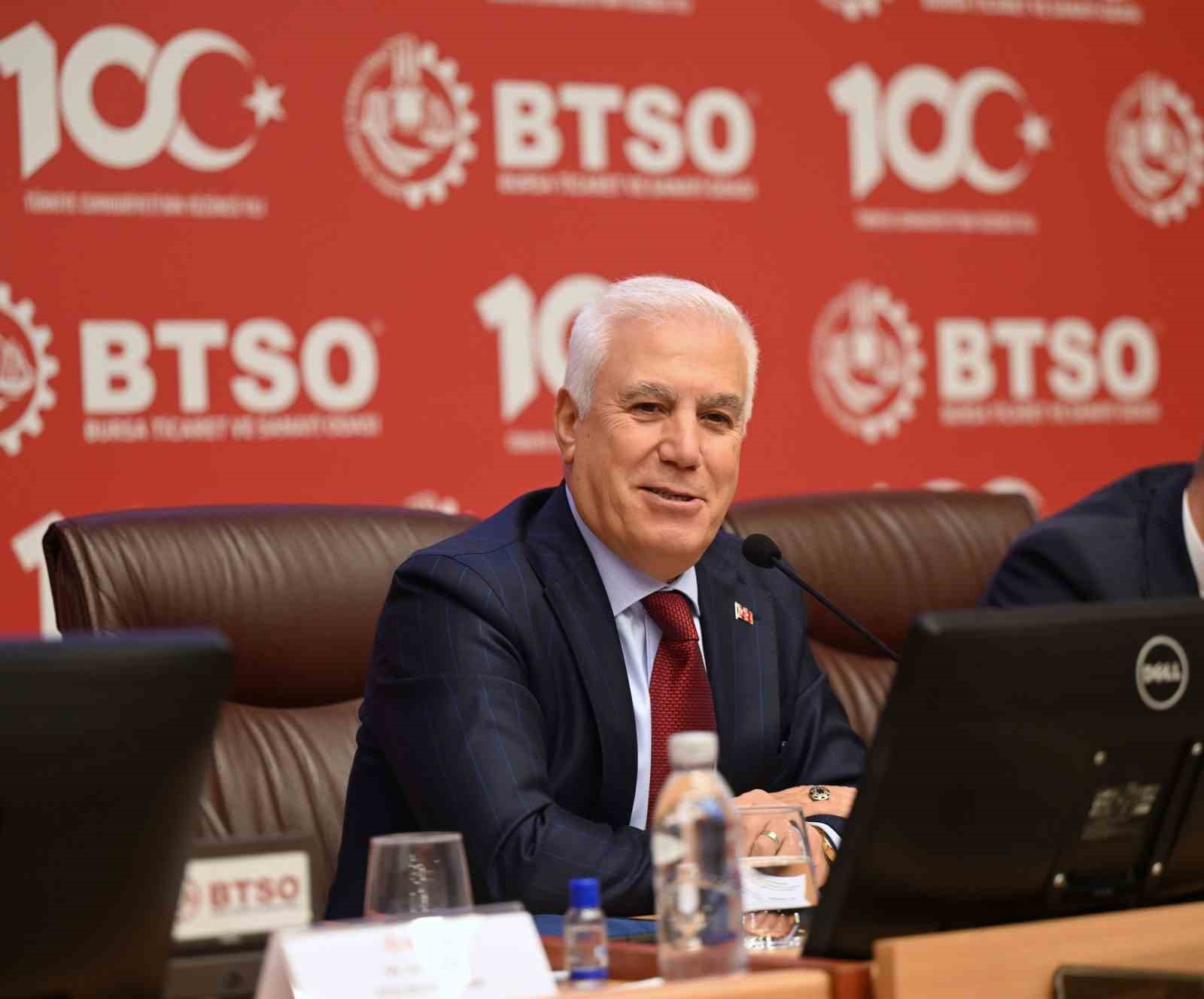 Bursa Büyükşehir Belediye Başkanı Mustafa Bozbey BTSO’nun konuğu oldu
