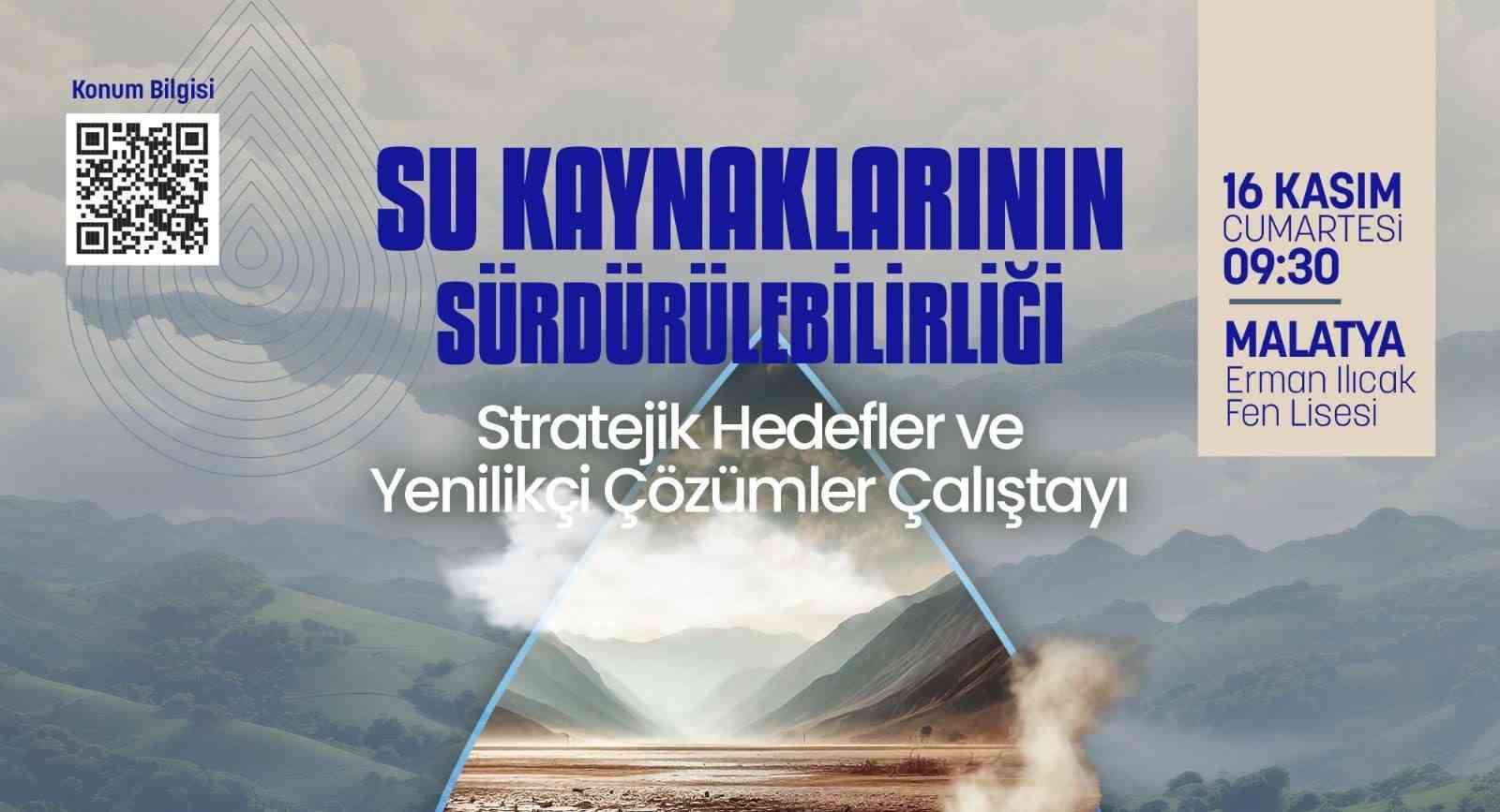 Malatya’da ’Su Kaynaklarının Sürdürülebilirliği’ çalıştayı düzenlenecek
?v=1