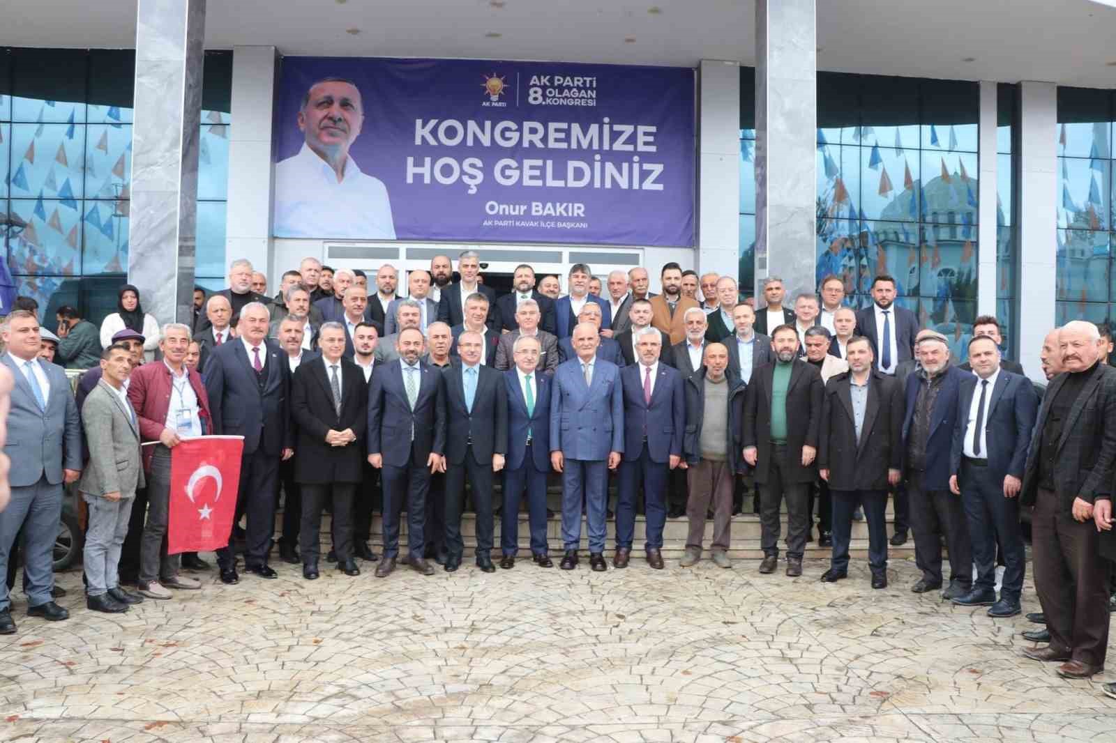 AK Parti Kavak Kongresi yapıldı
