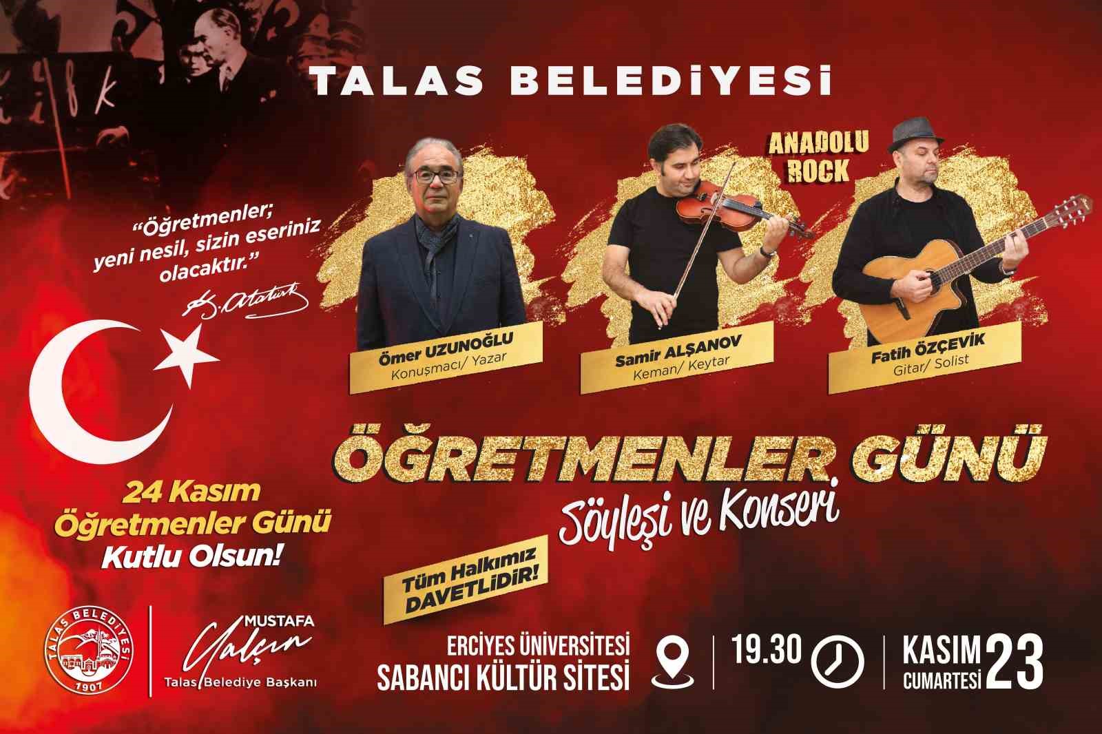 Talas’ta Öğretmenler Günü için özel program
?v=1