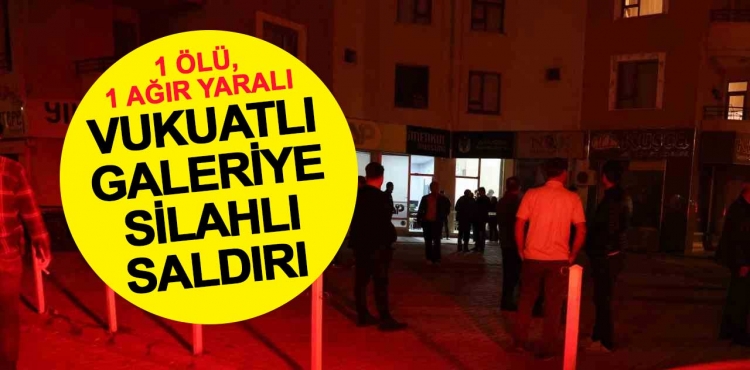 Vukuatlı galeriye silahlı saldırı: Muhammed Paytar hayatını kaybetti