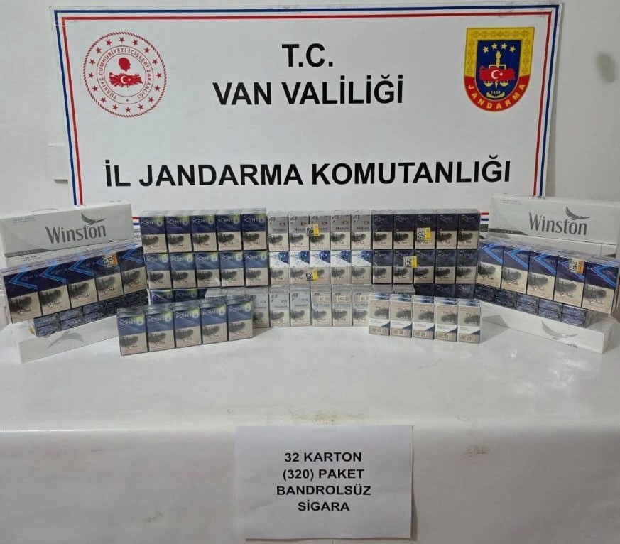 Van’da 860 paket kaçak sigara ele geçirildi
