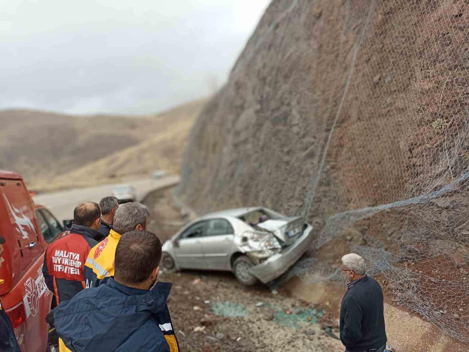 Malatya’da trafik kazası: 1 yaralı
