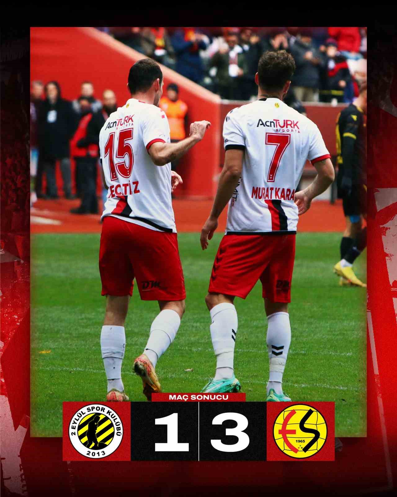 Eskişehirspor, 2 Eylül SK’yi 3-1 mağlup etti
?v=1