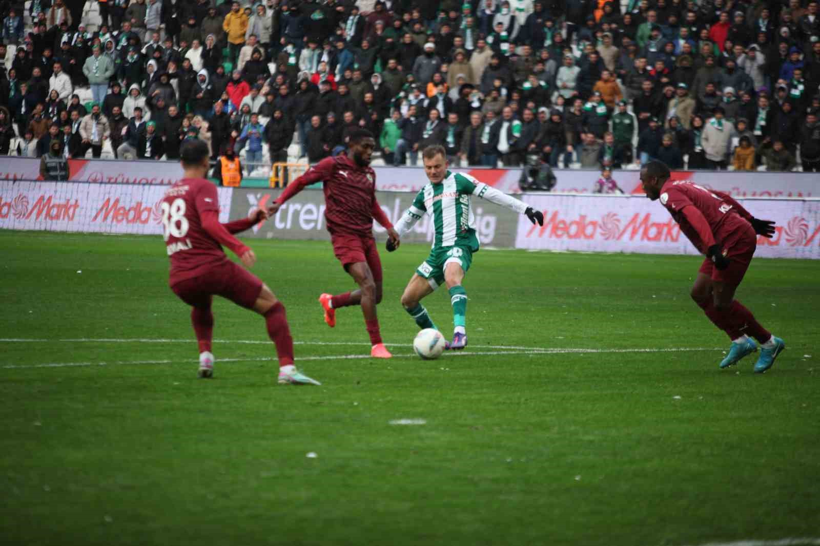 Trendyol Süper Lig: Konyaspor: 1 - Hatayspor: 1 (Maç sonucu)
