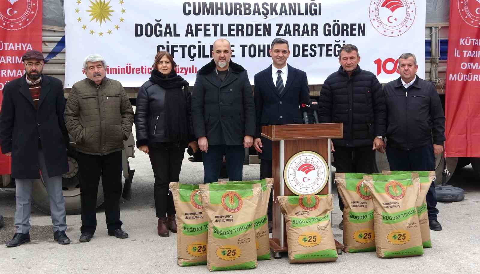 Kütahya’da doğal afetlerden zarar gören 301 üreticiye hububat tohumu desteği
?v=1