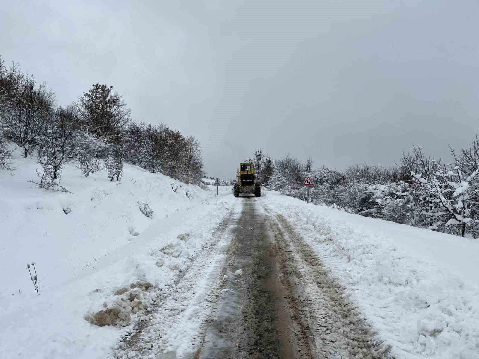 Kar sonrası kapanan tüm köy yolları ulaşıma açıldı
?v=1