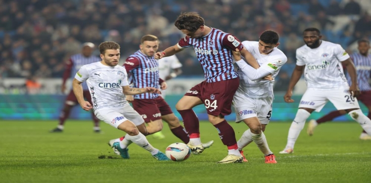 Trendyol Süper Lig: Trabzonspor: 2 - Kasımpaşa: 2 (Maç sonucu)