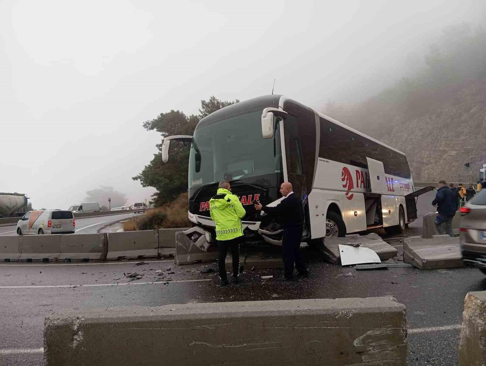 Muğla’da otobüs kazası: 5 yaralı
