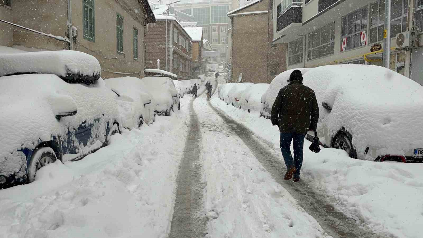 Artvin’de kar esareti
