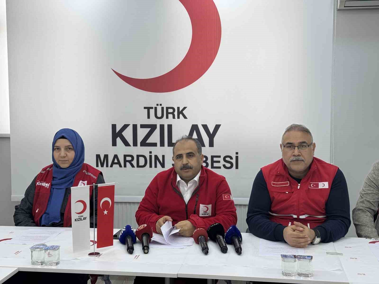 Türk Kızılay Mardin Şubesi 2024 yılı çalışmalarını değerlendirdi
