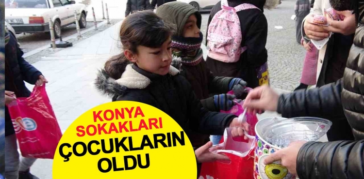 Konya Sokakları Çocukların Oldu