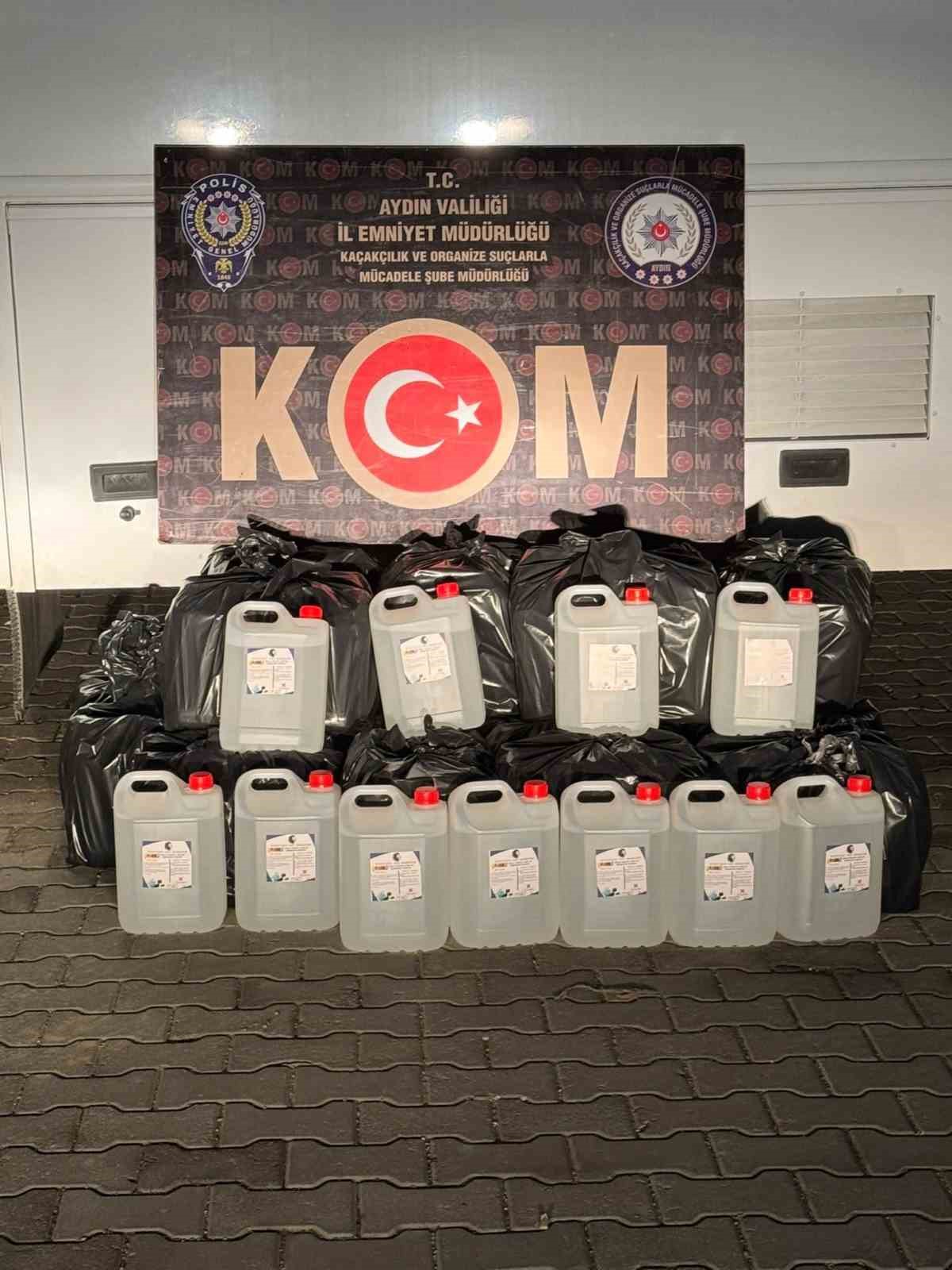 Aydın’da 415 litre etil alkol ele geçirildi
?v=1