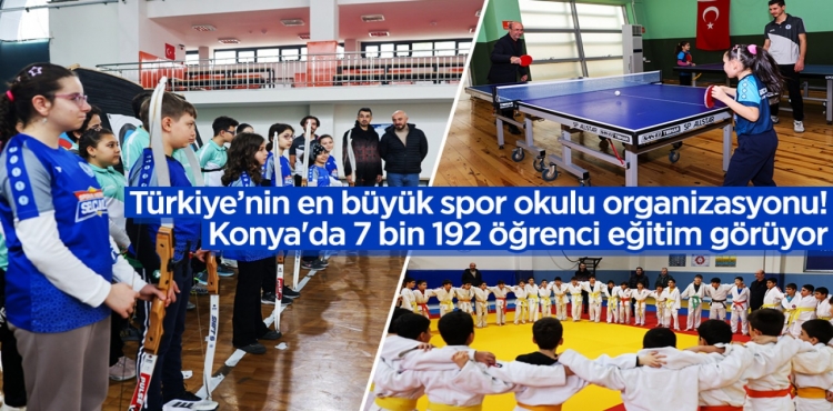 Türkiye’nin en büyük spor okulu organizasyonu: Konya'da 7 bin 192 öğrenci eğitim görüyor?v=1