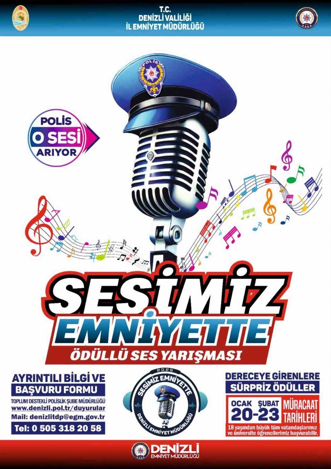 ‘Sesimiz Emniyette’ ses yarışması başladı
?v=1