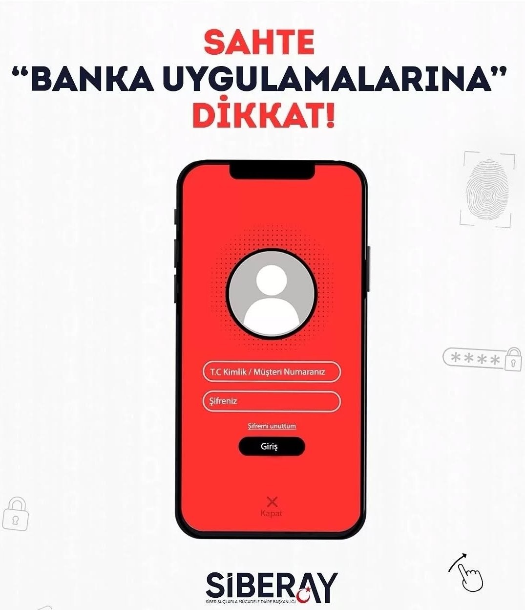 Sahte banka uygulamalarına dikkat!
?v=1