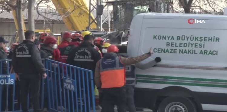 Konya’da çöken binada son kişinin de cansız bedenine ulaşıldı