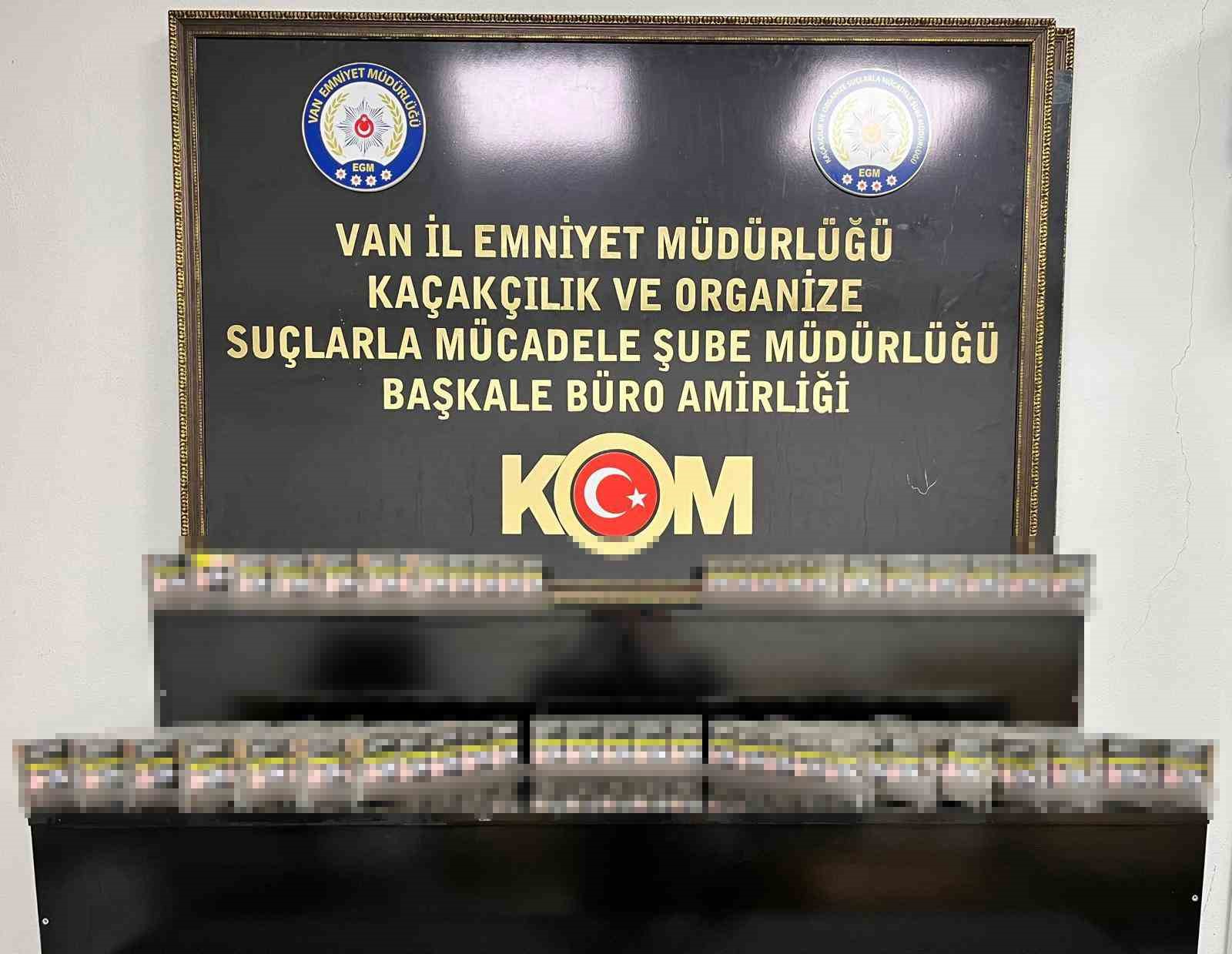 Van’da gümrük kaçakçılığı operasyonu
