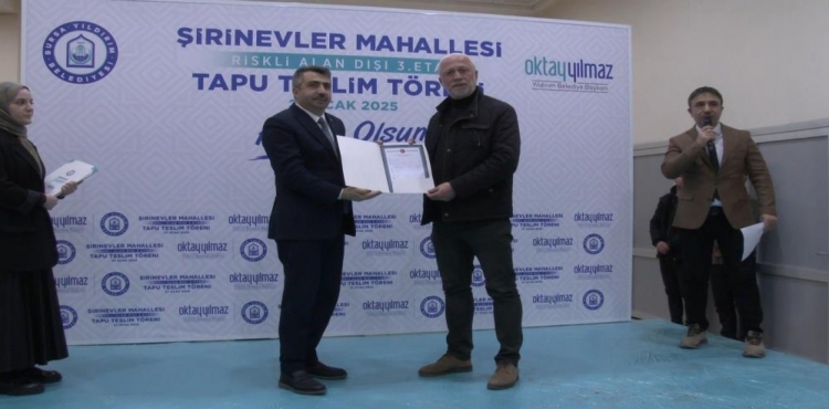 Şirinevler’de 960 hak sahibi tapularına kavuştu