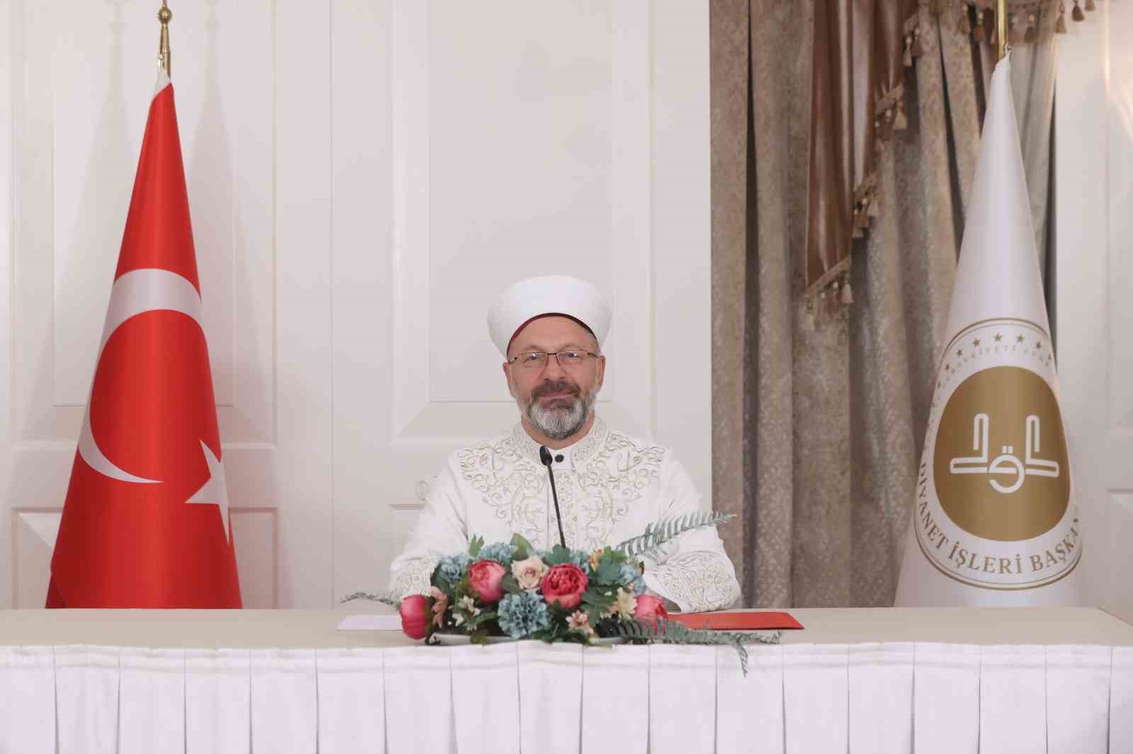 Diyanet İşleri Başkanı Erbaş:  Gazze’deki insani yardım faaliyetlerimiz artarak devam ediyor”
