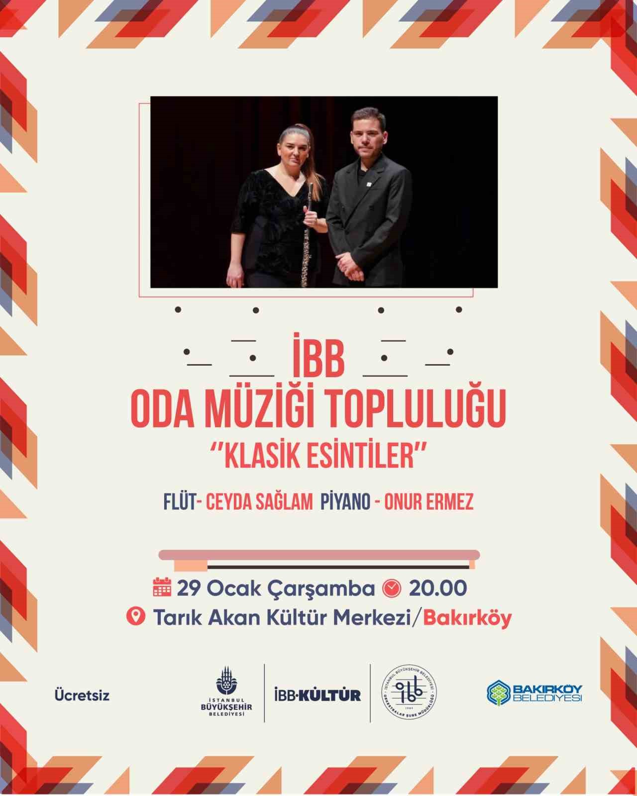 “Bakırköy’de iş çıkışı konserleri” klasik esintiler ile devam ediyor
?v=1