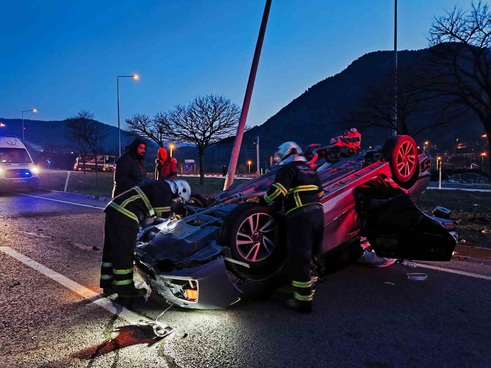 Bilecik’te meydana gelen trafik kazasında 1 kişi yaralandı
