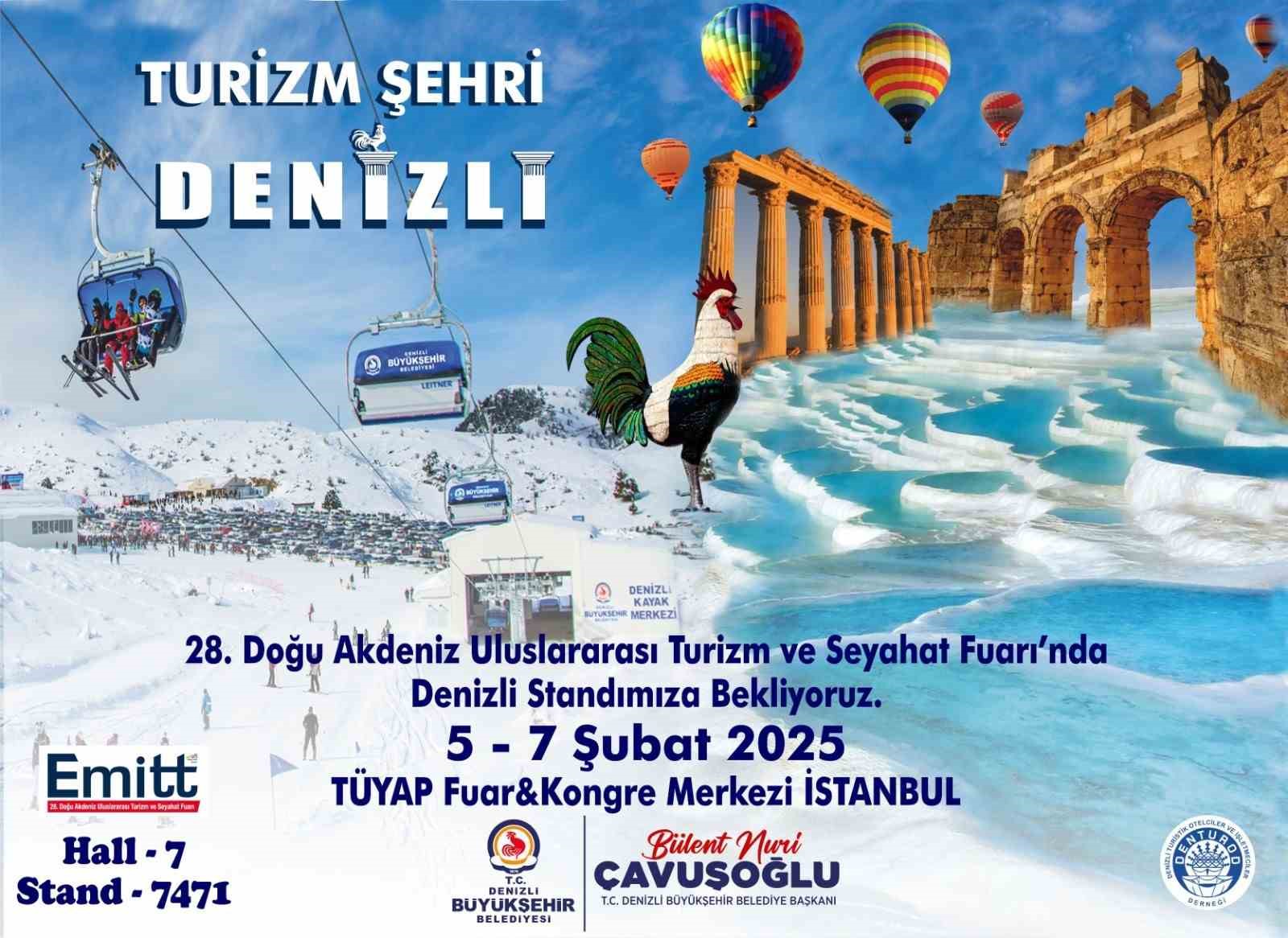 Denizli Büyükşehir, EMITT 2025’te Denizli’nin Doğal güzelliklerini tanıtacak
?v=1