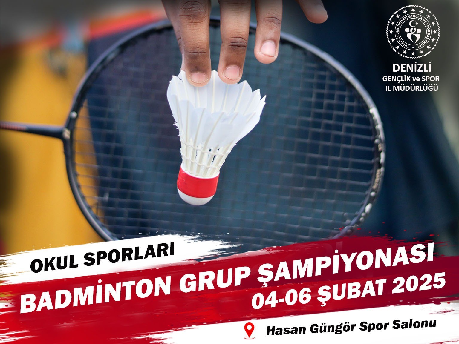 Badminton Gençler müsabakalarına Denizli ev sahipliği yapacak
?v=1