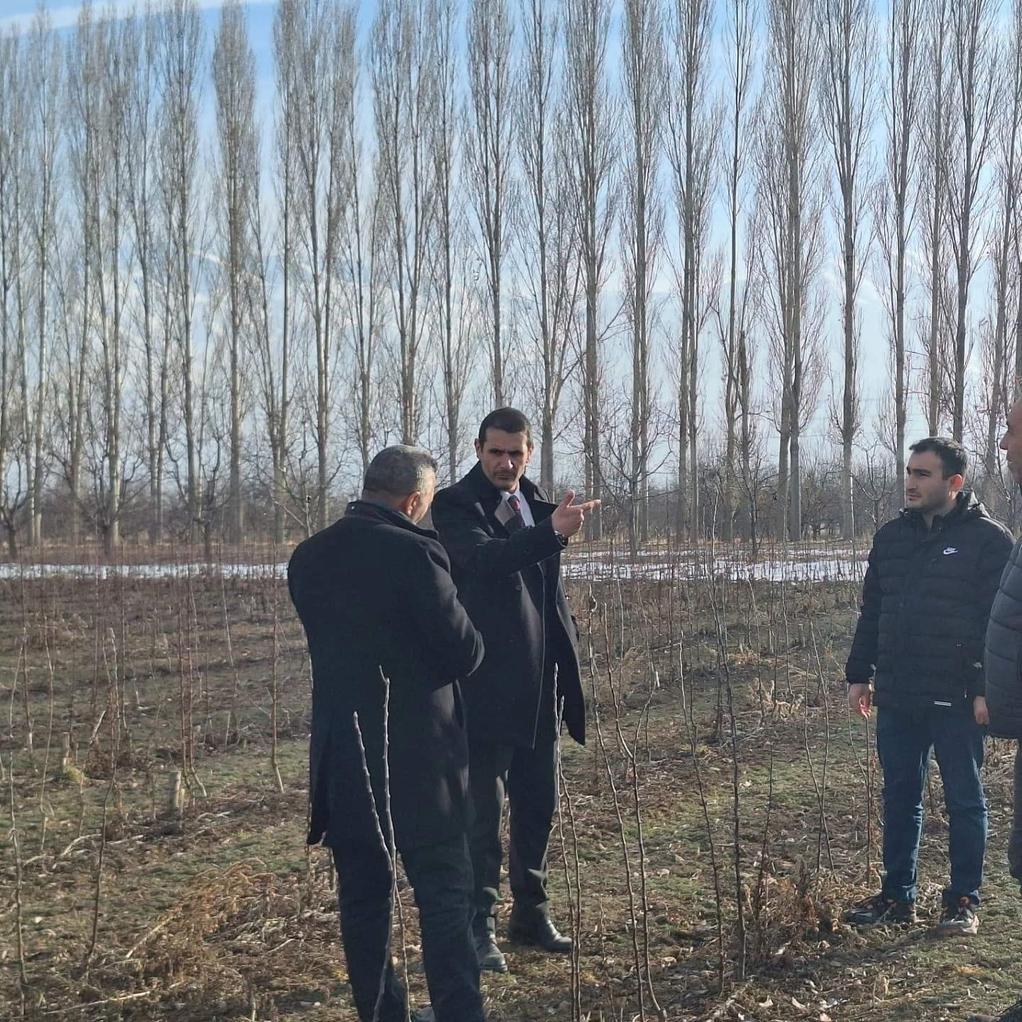 Meyve fidanları baharın gelmesiyle çiftçilerle buluşturulacak
