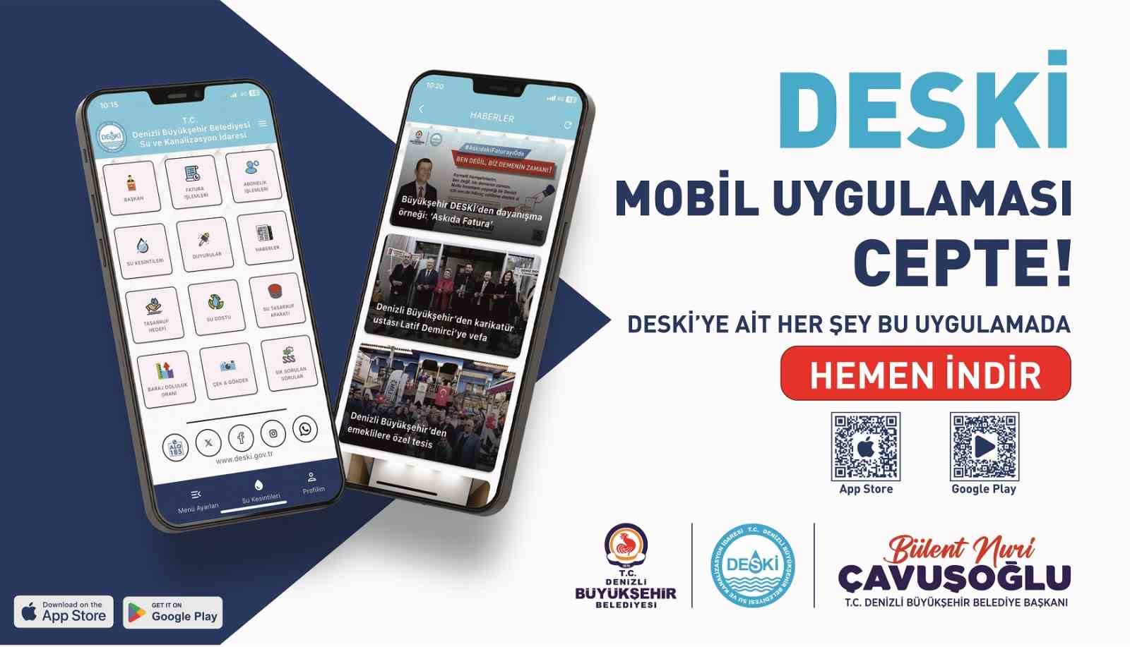 Denizli Büyükşehir DESKİ’den mobil uygulama
?v=1