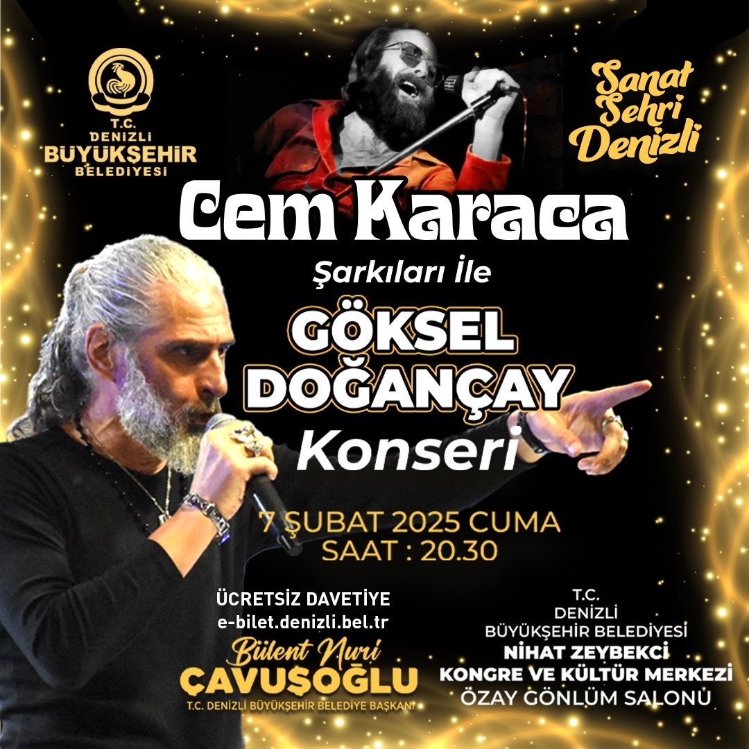 Cem Karaca Denizli’de şarkılarıyla anılacak
?v=1