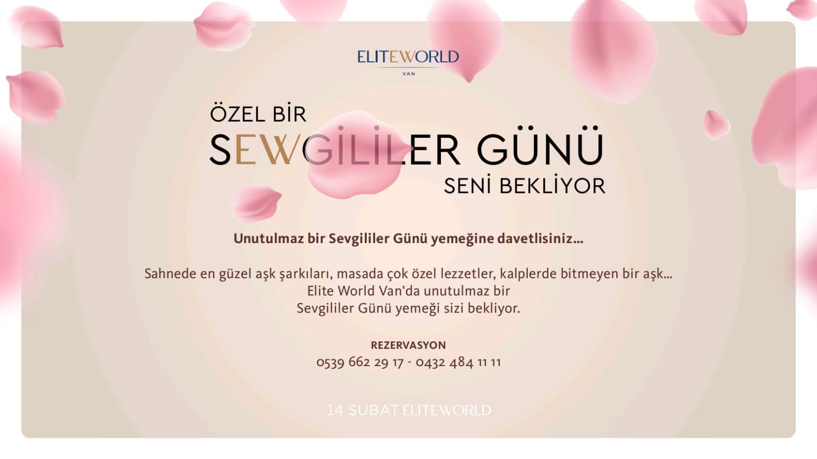 Elite World Van Otel Sevgililer Günü’ne hazır
?v=1