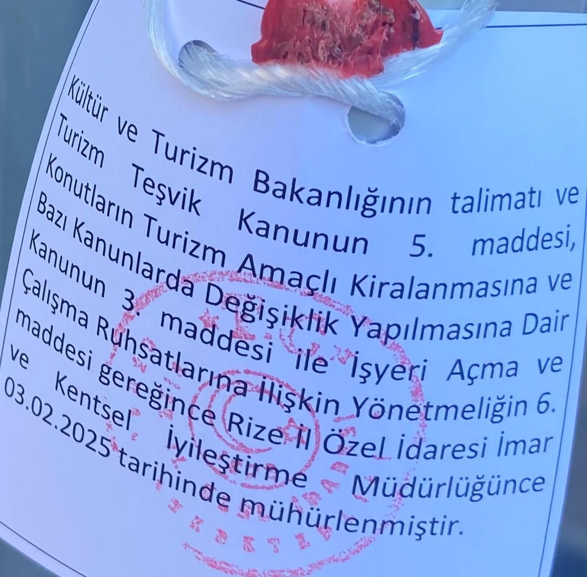 Fırtına Vadisindeki ruhsatsız turistik tesis ve oteller tek tek mühürleniyor
?v=1