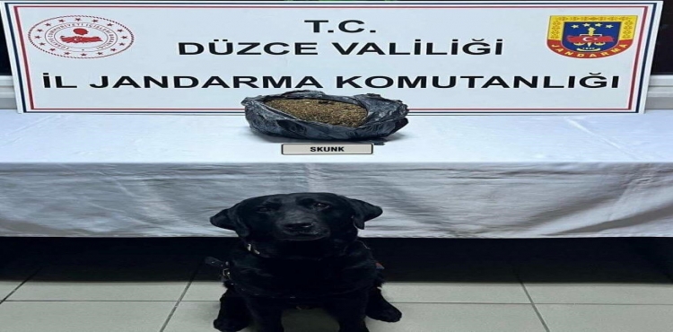 Otomobilde kaputun altında gizlenmiş bin 70 gram uyuşturucu ele geçirildi