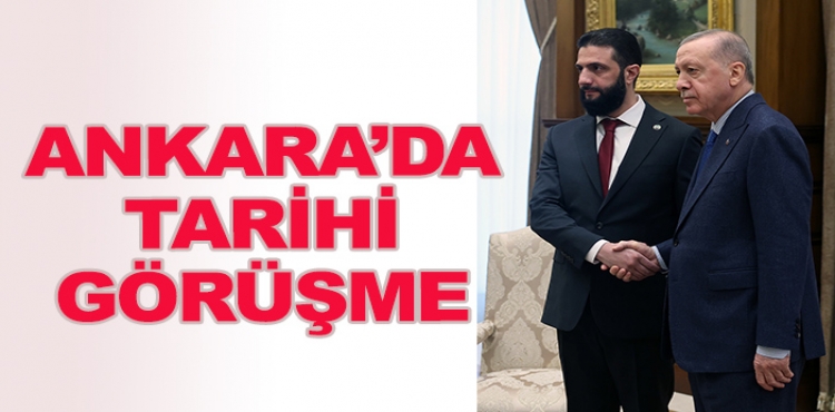 Tarihi görüşme: Cumhurbaşkanı Erdoğan Ahmed Şara'yı kabul etti