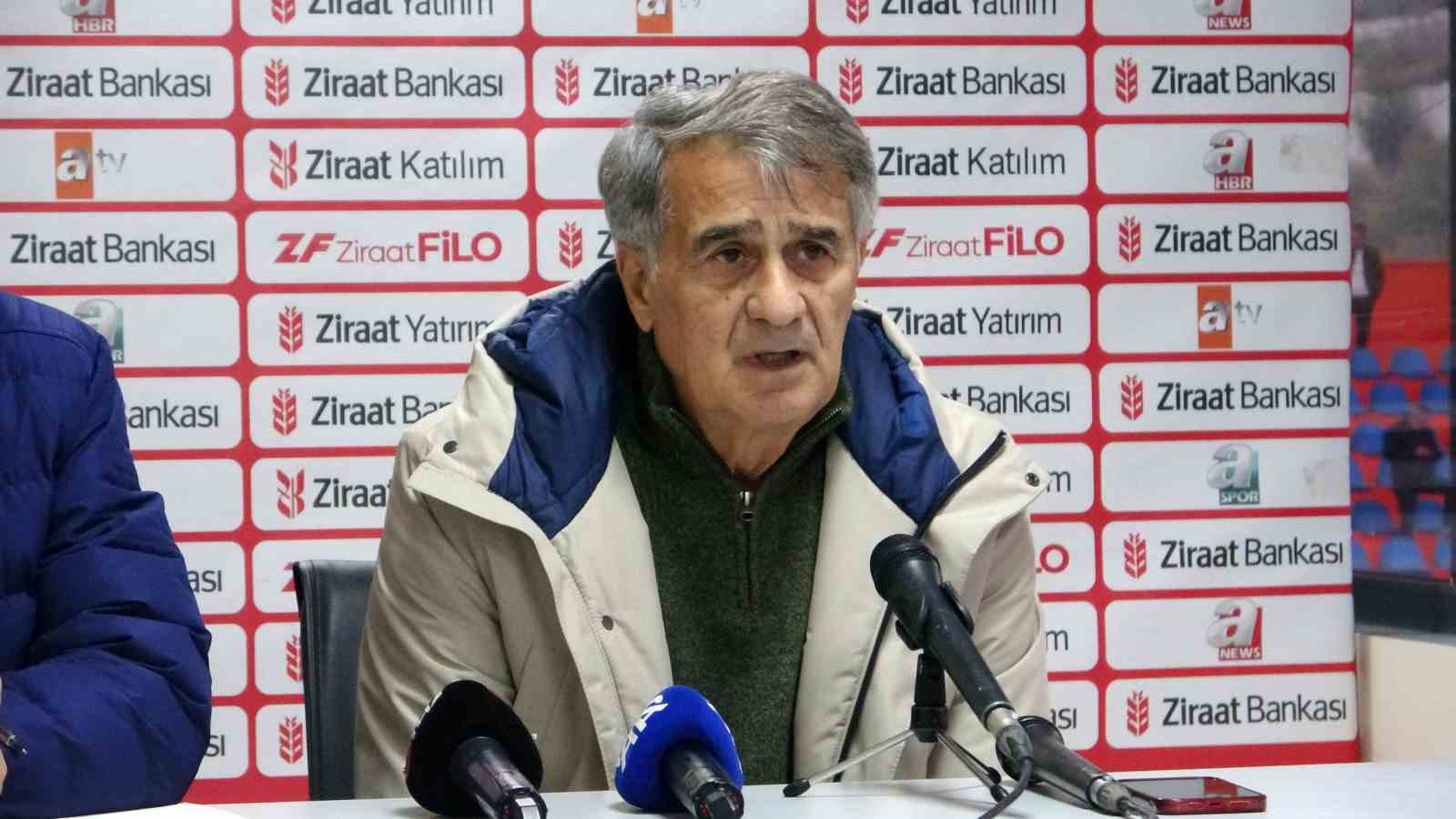 Şenol Güneş:  Kazanmak için geldiğimiz müsabakada 2 puan kaybederek gidiyoruz 
