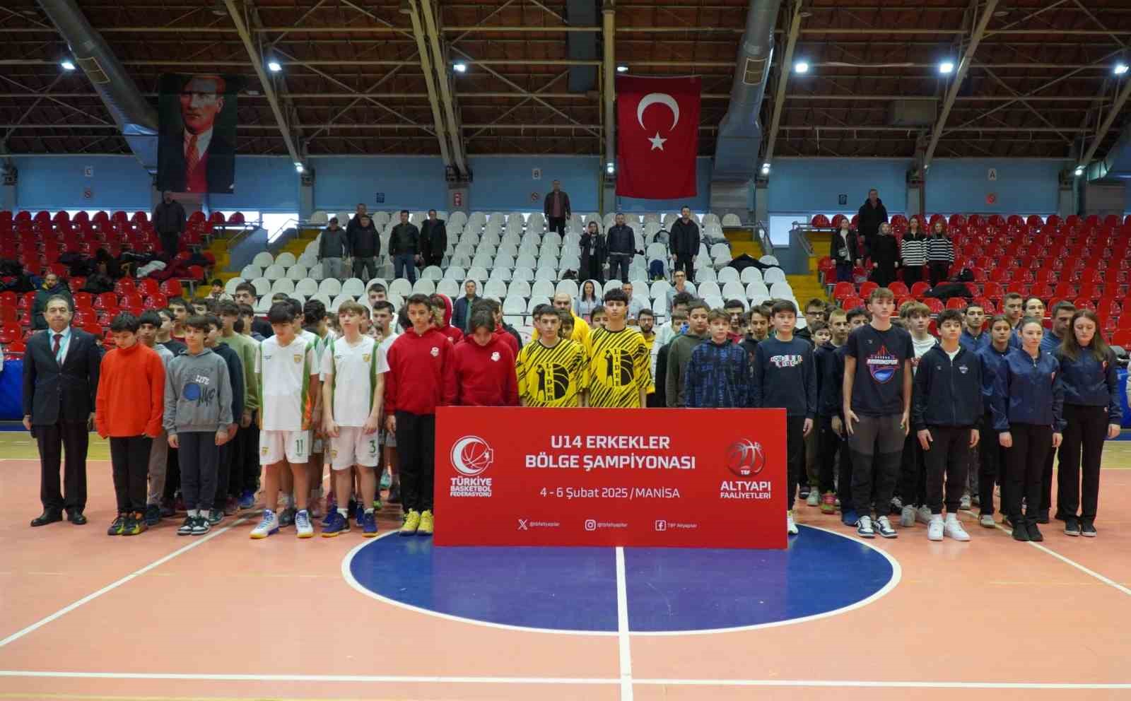 U14 Erkekler Basketbol Bölge Şampiyonası Manisa’da başladı
