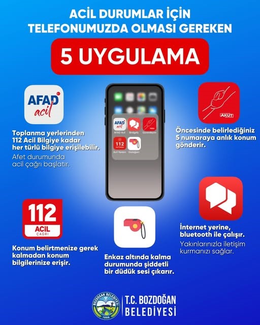 Bozdoğan Belediyesi, 5 önemli uygulamayı hatırlattı
?v=1