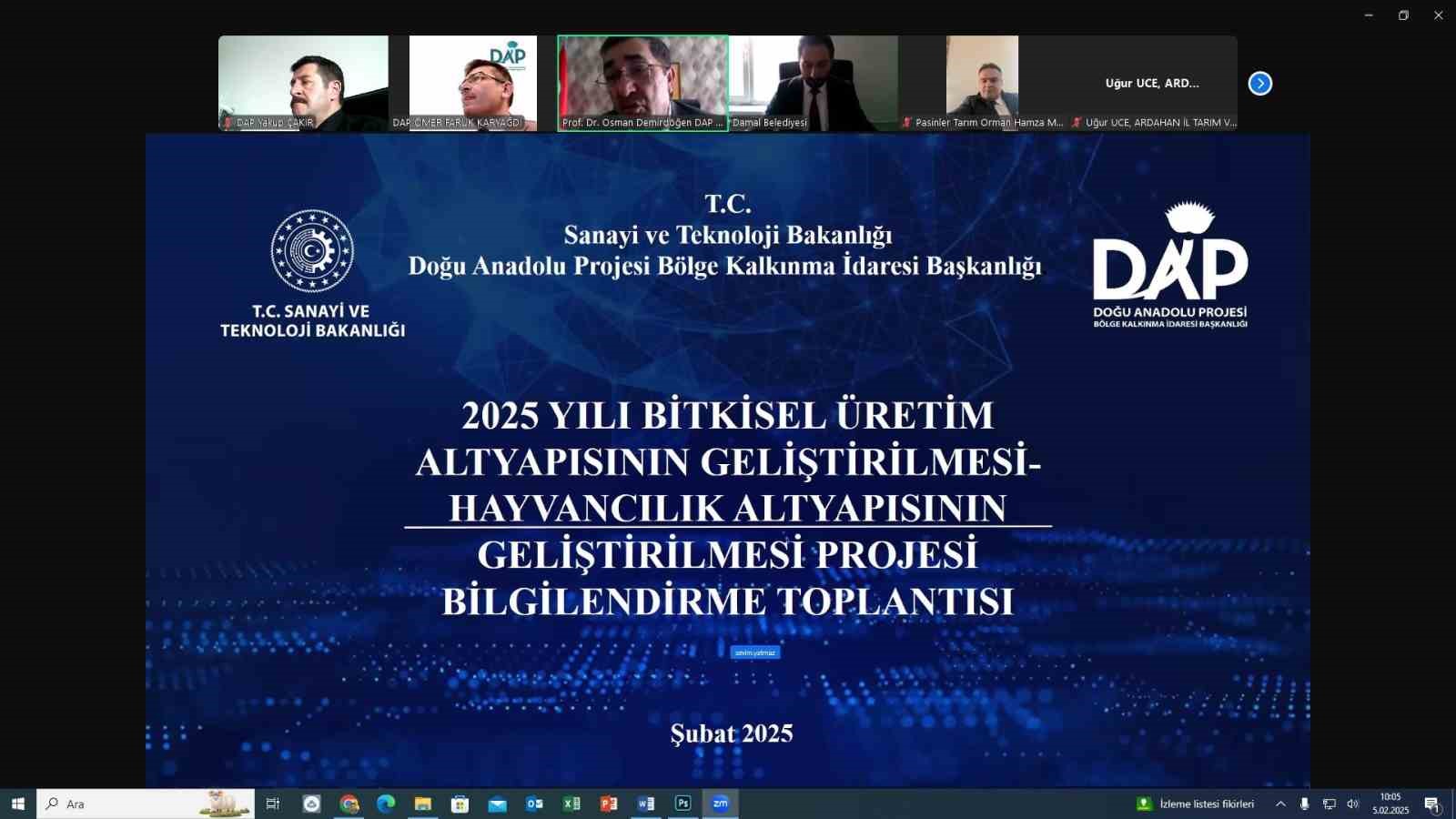 2025 yılı DAP destekli projeler  masaya yatırıldı
?v=1