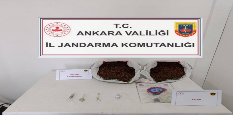 Ankara’da uyuşturucu operasyonu: 5 bin 470 gram sentetik kannabinoid ele geçirildi