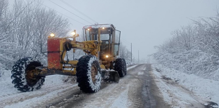 Ordu’nun 19 ilçesinde eğitime kar engeli