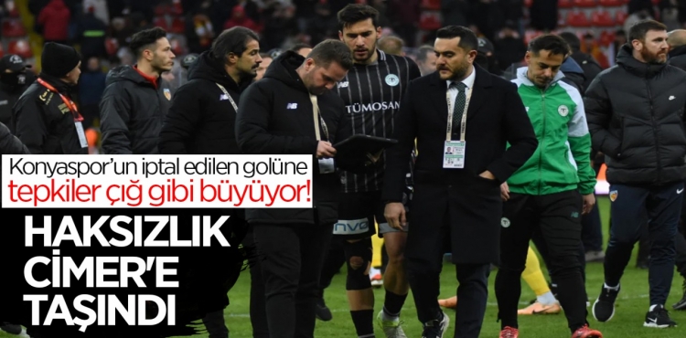 Konyaspor'un iptal edilen golüne tepkiler çığ gibi büyüyor! Haksızlık CİMER'e taşındı