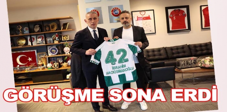 Konyaspor Başkanı Korkmaz, TFF Başkanı Hacıosmanoğlu'yla Görüştü