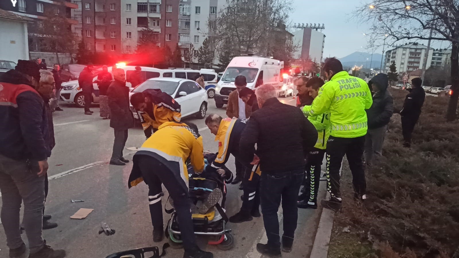 Konya’da motosiklet ile otomobil çarpıştı: 1 yaralı
