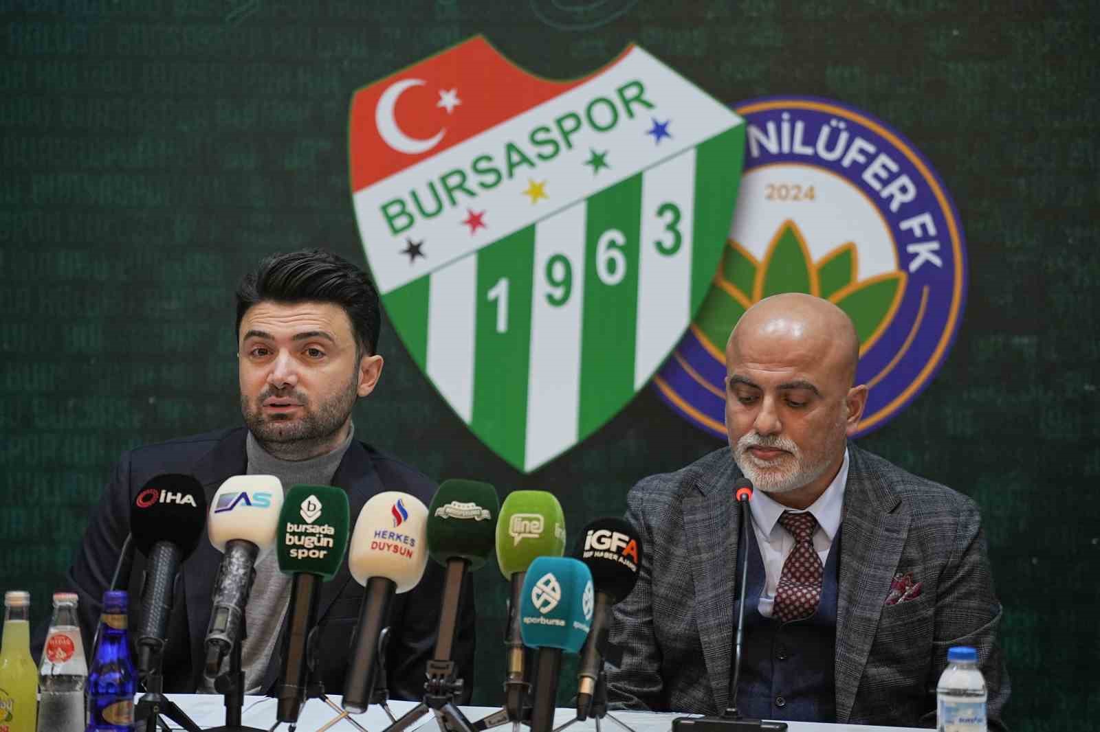 Bursaspor ve Bursa Nilüfer FK pilot takım anlaşması imzaladı
?v=1