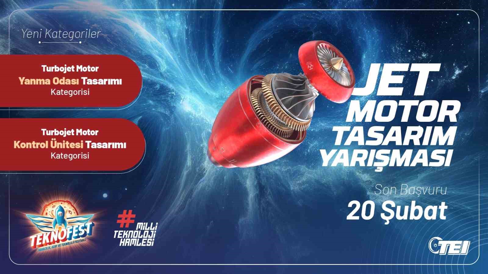 TEKNOFEST 2025 Jet Motor Tasarım Yarışması için başvurular devam ediyor
?v=1