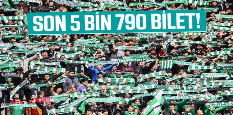 Konyaspor taraftarı Samsunspor maçına kenetlendi! Son 5 bin 790 bilet